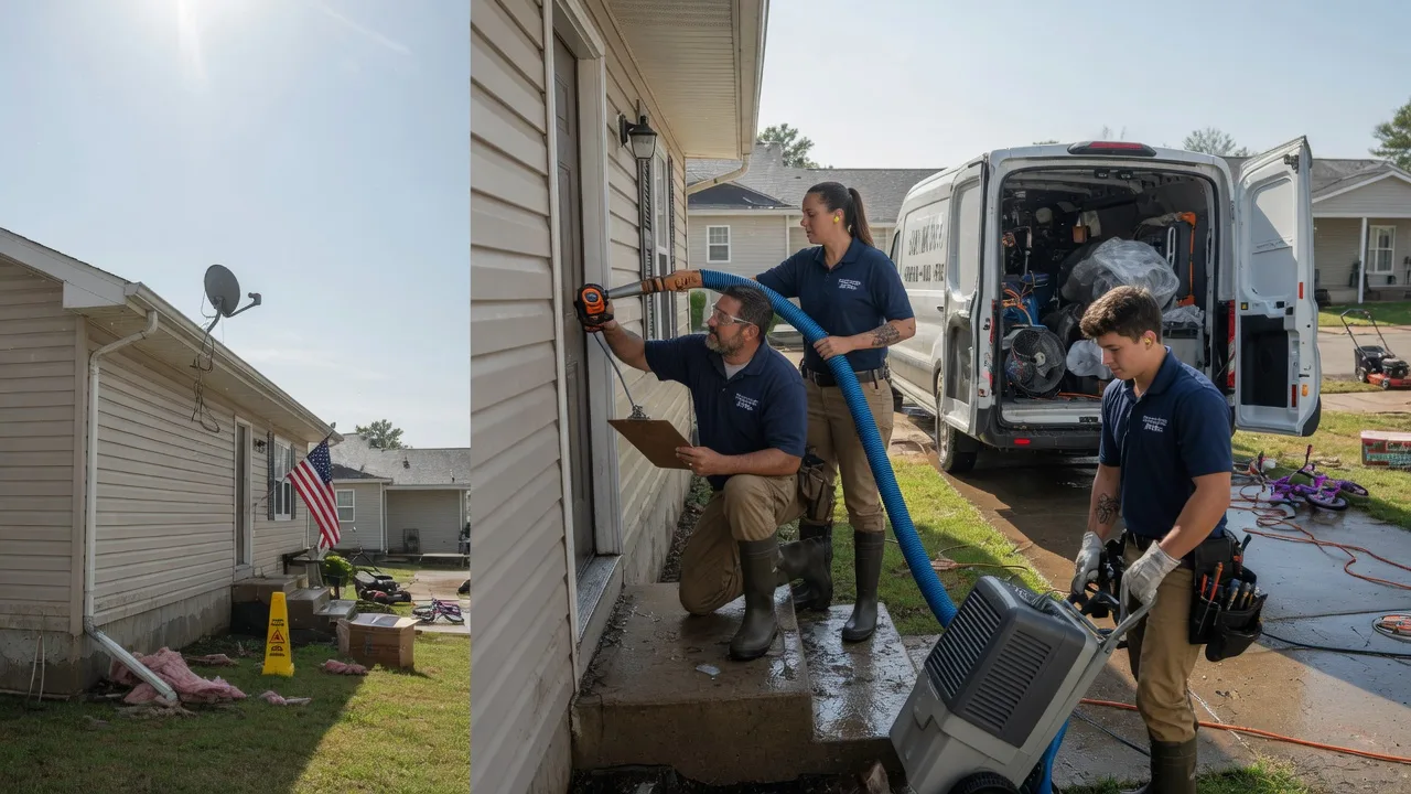 Ceiling Water Damage Restoration in Kermit, WV near me